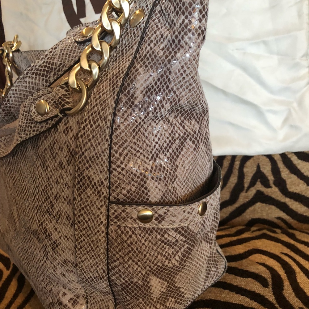 Authentic Michael Kors Snakeskin Handbag
